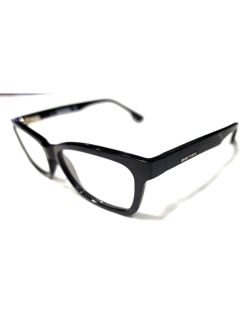 Diesel DL5063 005 Women's Glossy Black Oval Eyeglasses 54-16 140 New